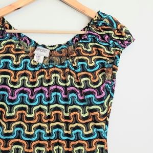 Missoni Woven Knit Patterned Midi Dress